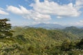 Sideway Landscape of The Road to Umphang. Mae Hong Son Province, Thailand