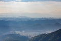 Sideway Landscape of The Road to Umphang. Mae Hong Son Province, Thailand