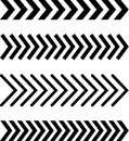 Sideways set. Linear signs collection. Arrow Design. Arrow Linear Fast Moving Signs Sideways Set. Design elements
