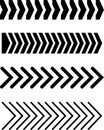 Sideways set. Linear signs collection. Arrow Design. Arrow Linear Fast Moving Signs Sideways Set. Design elements