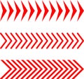 Sideways set. Linear signs collection. Arrow Design. Arrow Linear Fast Moving Signs Sideways Set. Design elements
