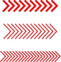 Sideways set. Linear signs collection. Arrow Design. Arrow Linear Fast Moving Signs Sideways Set. Design elements