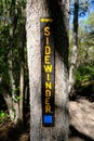 Sidewinder Trail Sign Royalty Free Stock Photo