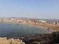 Sidi belkhayr beach in el jadida, morocco