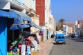 Sidi Ifni town street in Morocco Royalty Free Stock Photo