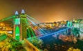 Sidi M`Cid Bridge across the Rhummel River in Constantine, Algeria Royalty Free Stock Photo