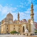 The Sidi Yaqut al-Arshi Mosque in Alexandria, Egypt Royalty Free Stock Photo