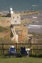 Sidmouth jurassic coast sidmouth devon england Royalty Free Stock Photo