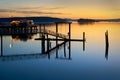 Sidney, British Columbia, Canada Ã¢â¬â August 29, 2022. Sidney BC Twilight Dawn Waterfront.