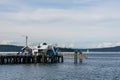 SIDNEY, CANADA - JULY 14, 2019: Alpine Sidney Spit Ferry famous tourist place