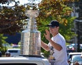 Sidney Crosby with Stanley Cup in Natal Day Parade Halifax/Dartmouth Canada Royalty Free Stock Photo