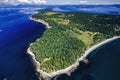 Sidney Island in the Gulf Islands, British Columbia, Canada Royalty Free Stock Photo