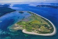 Sidney Island in the Gulf Islands, British Columbia, Canada Royalty Free Stock Photo