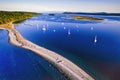 Sidney Island in the Gulf Islands, British Columbia, Canada Royalty Free Stock Photo