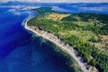 Sidney Island in the Gulf Islands, British Columbia, Canada Royalty Free Stock Photo