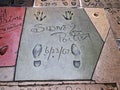 Sidney Poitier Hand and Footprints on Hollywood Blvd