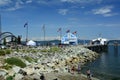 The fish market in Sidney by the Sea BC. Royalty Free Stock Photo