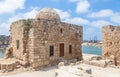 Sidon Crusader Sea Castle in Lebanon Royalty Free Stock Photo