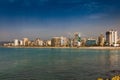 Sidon Saida skyline cityscape waterfront South Lebanon Royalty Free Stock Photo