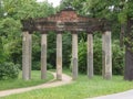 Sieben Saeulen ruins in Dessau Germany Royalty Free Stock Photo
