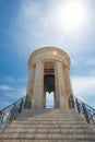 Siege Bell War Memorial, Lower Barrakka gardens, Malta Royalty Free Stock Photo