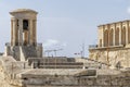 The Siege Bell War Memorial and Lower Barrakka Gardens, Valletta, Malta Royalty Free Stock Photo