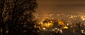 Siegen city germany at night Royalty Free Stock Photo