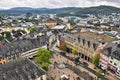 Siegen historic city in germany from above