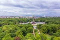 The Siegessaeule at Grosser Stern in Berlin-Tiergarten, Germany Royalty Free Stock Photo