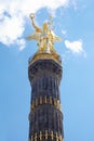 Siegessaule, victory column, Berlin Royalty Free Stock Photo
