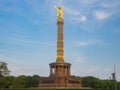 The Siegessaule is the Victory Column in Berlin Royalty Free Stock Photo