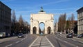 Siegestor, 19th-century triumphal arch dedicated to the glory of Bavarian Army, Munich, Germany
