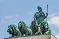 Siegestor, the triumphal arch in Munich, Germany