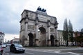 Siegestor Victory Gate ruin ancient statue of Bavaria and lion for german people and foreign traveler travel visit on Ludwig