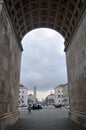 Siegestor Victory Gate ruin ancient statue of Bavaria and lion for german people and foreign traveler travel visit on Ludwig