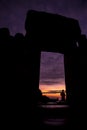 Siem Reap Angkor Wat Phnom Bakheng sunrise hilltop sunset dawn Royalty Free Stock Photo
