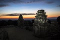 Siem Reap Angkor Wat Phnom Bakheng sunrise Royalty Free Stock Photo