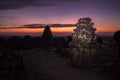 Siem Reap Angkor Wat Phnom Bakheng sunrise Royalty Free Stock Photo