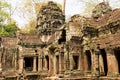 Angkor Wat is a temple complex in Cambodia and the largest religious monument in the world. Siem Reap, Cambodia. Artistic picture.