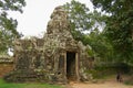 Ruin of the entrance gate to the Banteay Kdei temple in Siem Reap, Cambodia.