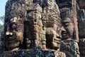 Bayon temple is a richly decorated Khmer temple at Angkor