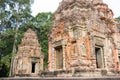 Preah Ko in Roluos temples. a famous Historical site(UNESCO World Heritage) in Siem Reap, Cambodia.