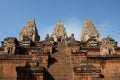 Siem Reap, Cambodia, December 19, 2018 the medieval Khmer temple of Pre Rup. Tourists consider the sights. Monument of