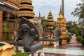 Wat Preah Prom Rath in Siem Reap, Angkor, Cambodia Royalty Free Stock Photo