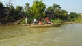 Siem Reap, Tonle Sap River, Cambodia -March 2018: Poor Fishermans life on the tonle sap river Royalty Free Stock Photo