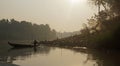 Siem Reap, Tonle Sap River, Cambodia -March 2018: Poor Fishermans life on the tonle sap river Royalty Free Stock Photo