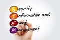 SIEM - Security information and event management