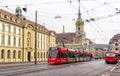 Siemens Combino tram on Bubenbergplatz in Bern