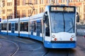 Siemens combino tram of GVB in the city of Amsterdam