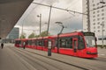 Siemens Combino tram no 9 on Wankdorf station in Bern